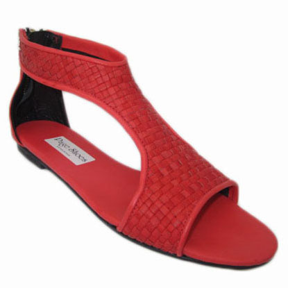 03 Ed + flat heel Orange Weave