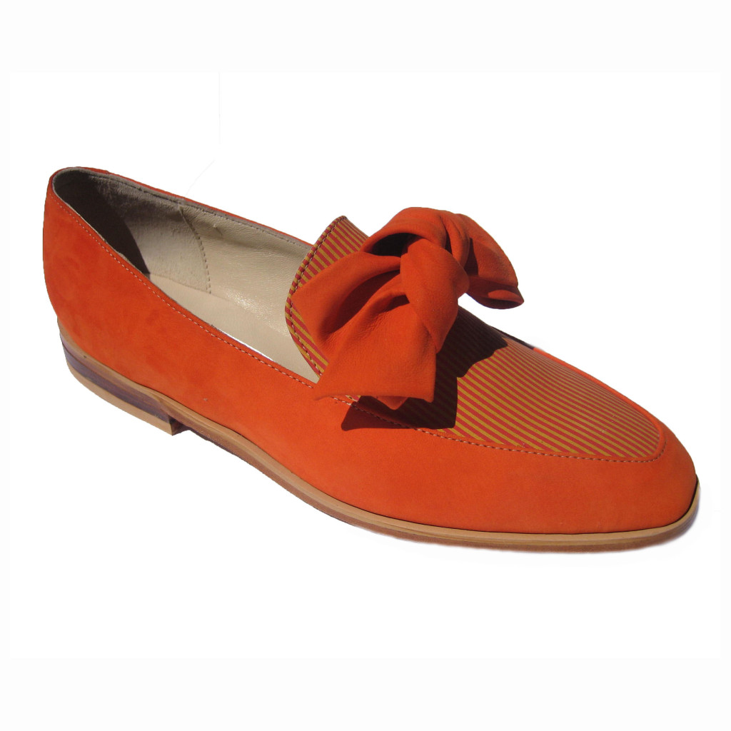 Carla + Carla Orange Suede Carnival  + Jill Bow