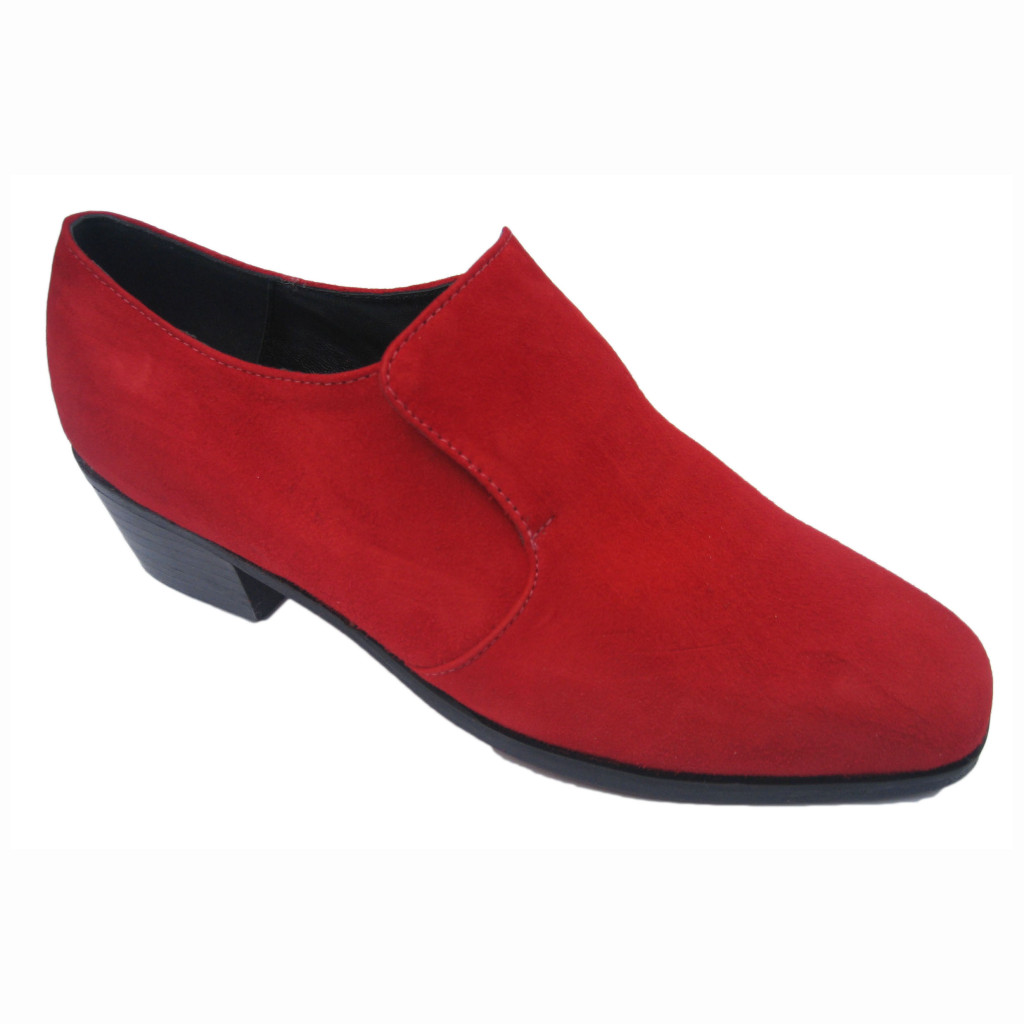 Kath + Valeria Red Suede